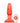 B-Vibe Rimming Plug 2 Rechargeable Silicone Anal Plug with Remote - Orange