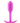 B-Vibe Snug Plug 1 Silicone Weighted Butt Plug - Fucshia - Pink