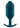 B-Vibe Snug Plug 6 Silicone Weighted Anal Plug - Marine - Blue