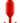 B-Vibe Snug Plug 6 Silicone Weighted Anal Plug - Red