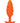 B-Vibe Swirl Textured Rechargeable Silicone Anal Plug - Orange