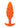 B-Vibe Swirl Textured Rechargeable Silicone Anal Plug - Orange