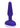 B-Vibe Trio Plug Rechargeable Silicone Anal Plug with Remote Control - Purple