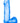 B Yours Sweet N' Hard 2 Dildo with Balls - Blue - 7.75in