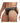 Banana Cabana Lace Nights Open Back Brief - Black - Medium/Small