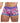 Banana Cabana Shorts - Purple - Medium/Small