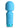 Bang! 10x Mini Silicone Rechargeable Wand - Blue