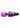 Bang! 10x Vibrating Mini Rechargeable Silicone Wand Massager - Purple