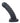 Banx Ribbed Hollow Dildo - Black - 8in