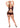 Barely Bare Mini-Skirt, Garters, Bra and G-String - Black - Plus Size/Queen - Set