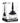 Beginner Metal Plug Rechargeable Vibrating Anal Plug - Black/Metal