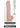 Big Shot Rechargeable Silicone Vibrating Squirting Dong with Balls - Flesh/Vanilla - 8in
