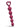 Bing Bang Silicone Anal Beads - Plum Star/Purple - Medium