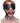 Blindfold Harness with Ball Gag - Black/Red