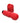 Bloomgasm Pleasure Rose-Petite Mini Silicone Rechargeable Rose Wand - Red