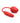 Bloomgasm Romping Rose 10x Rechargeable Silicone Suction Rose and Thrusting Vibrator - Red
