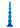 Blue Line Anal Beads with Suction Cup - Blue - 8.5in