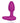 Bodywand Socialite Swag Rechargeable Silicone P-Spot Vibrator - Gold/Purple