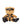 Bondage Bearz Freddie Flogger Stuffed Animal - Black/Brown