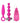 Booty Call Booty Vibro Kit Silicone Vibrating Butt Plug and Anal Beads - Pink
