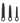 Boundless Dilator Trio Silicone Probe - Black - Set