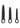 Boundless Dilator Trio Silicone Probe - Black - Set