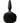 Bunny Tails Mini Silicone Butt Plug - Black Fur - Black