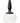 Bunny Tails Mini Silicone Butt Plug - White Fur - Black/White