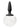 Bunny Tails Mini Silicone Butt Plug - White Fur - Black/White