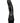 C and B Gear Vibrating Anal Dildo - Black - 4.75in
