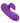 California Dreaming Manhattan Beach Marvel Rechargeable Silicone Dual Vibrator - Purple