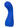 Cascade Curve Rechargeable Silicone Vibrator - Blue