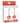 Charmed Silicone Light-Up Heart Tweezer Nipple Clamps - Red