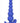 Cheeky X-6 Beads Silicone Anal Probe - Blue