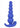 Cheeky X-6 Beads Silicone Anal Probe - Blue