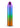 Chroma Rainbow Rechargeable Vibrator - Multicolor - Medium