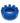 Cock-Lug Silicone Lugged Cock Ring - Marine - Blue