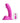 Colours Curve Silicone Vibrating Dildo with Remote Control - Pink - 5in