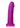 Colours Dual Density Girth Silicone Dildo - Purple - 7in