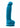 Colours Dual Density Silicone Dildo - Blue - 5in