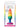 Colours Pleasure Plug Pride Edition Silicone Butt Plug - Multicolor/Rainbow - Small