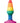 Colours Pleasure Plug Pride Editon Silicone Butt Plug Mini - Multicolor/Rainbow