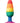 Colours Pleasure Pride Editon Silicone Butt Plug - Multicolor/Rainbow - Medium
