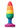 Colours Pleasure Pride Editon Silicone Butt Plug - Multicolor/Rainbow - Medium