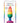 Colours Pleasure Pride Editon Silicone Butt Plug - Multicolor/Rainbow - Medium