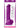 Colours Pleasures Silicone Dildo - Purple - 8in