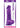 Colours Pleasures Silicone Thick Dildo - Purple - 8in