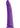 Colours Pleasures Silicone Thin Dildo - Purple - 8in