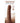 Colours Pleasures Silicone Vibrating Dildo - Chocolate - 7in