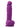Colours Pleasures Silicone Vibrating Dildo with Balls - Purple - 5in